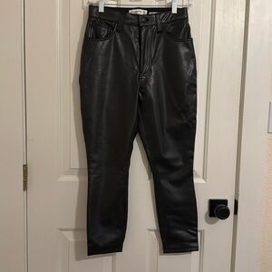 A&F Vegan Leather Pants